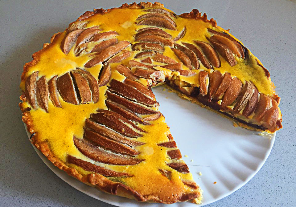 You are currently viewing Tarte poire chocolat