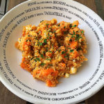 Taboulé de quinoa aux patates douces et à la fêta