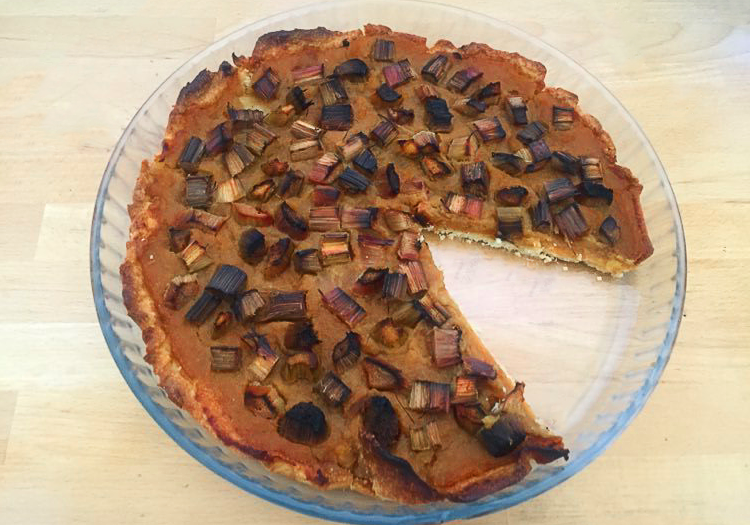 You are currently viewing Tarte à la rhubarbe